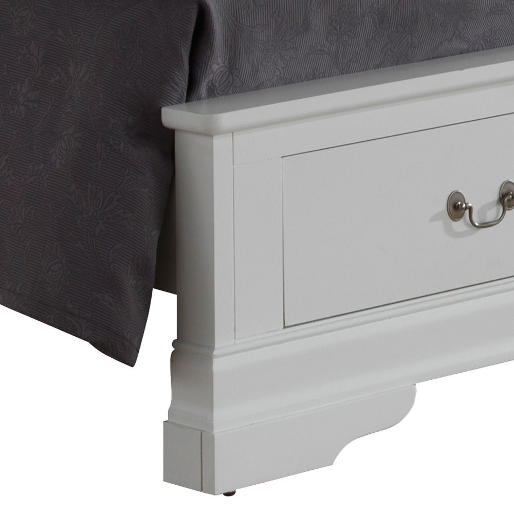 Upholstered Panel Sleigh Bed Design