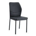 Ergonomic Simple Chair With Metal Leg