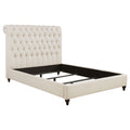 Clemence - Tufted Upholstered Bed With Rolled Back Design