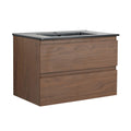 Wall Mounted Bathroom Vanity With Sink, 2 Soft Close Drawers
