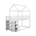 Bunk Bed With Shelves And Drawers, Storage Focused Design