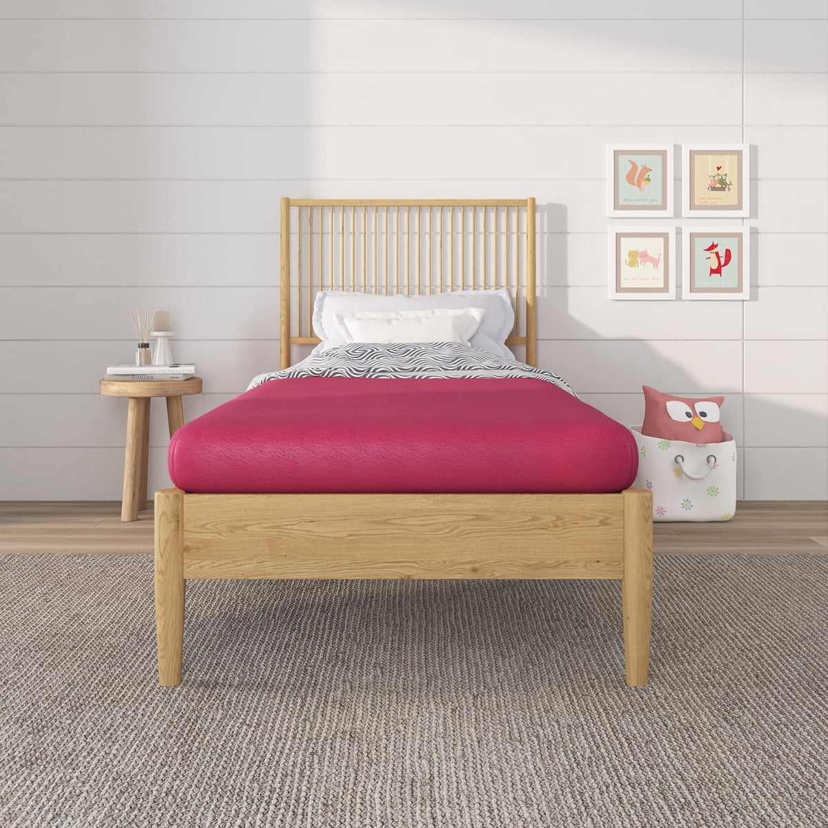5" Memory Foam Mattress With Responsive Support And Breathable Cover
