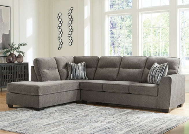 Olten two piece sectional with Chase