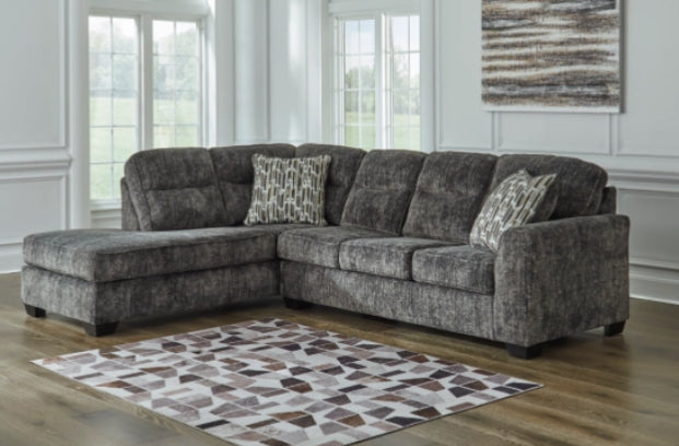 Lonoke two piece sectional with Chase