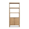 Nolan - Bookcase With Lower Cabinet - Natural