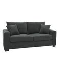 2 Seater Sofa, 2 Throw Pillows For Living Room