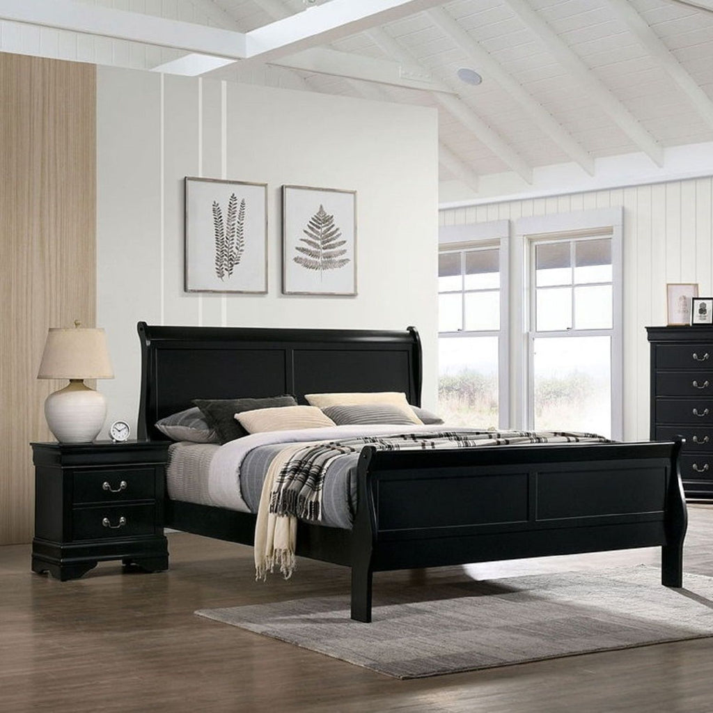 Louis Phillipe Sleigh Bed
