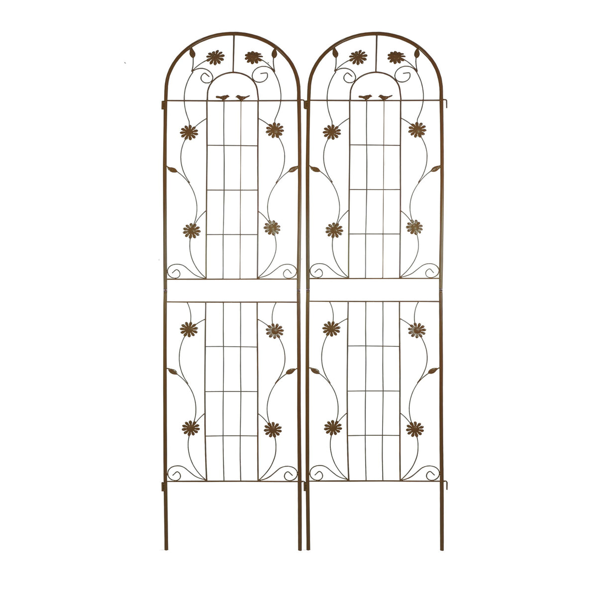 Metal Garden Trellis Rustproof Trellis For Climbing Plant Outdoor Flower Support