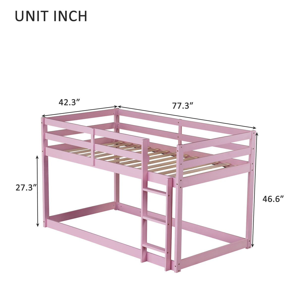 Floor Bunk Bed & Ladder