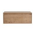 30" Wall Mounted Mirror Cabinet With Door - Imitative Oak