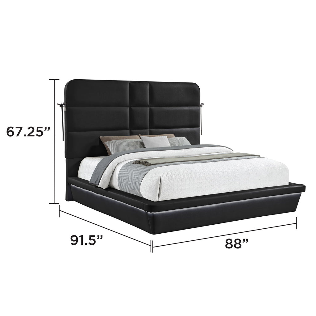 Futura - Upholstered Bed With Tall Headboard