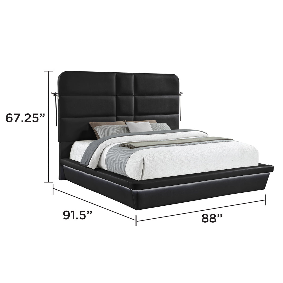 Futura - Upholstered Bed With Tall Headboard