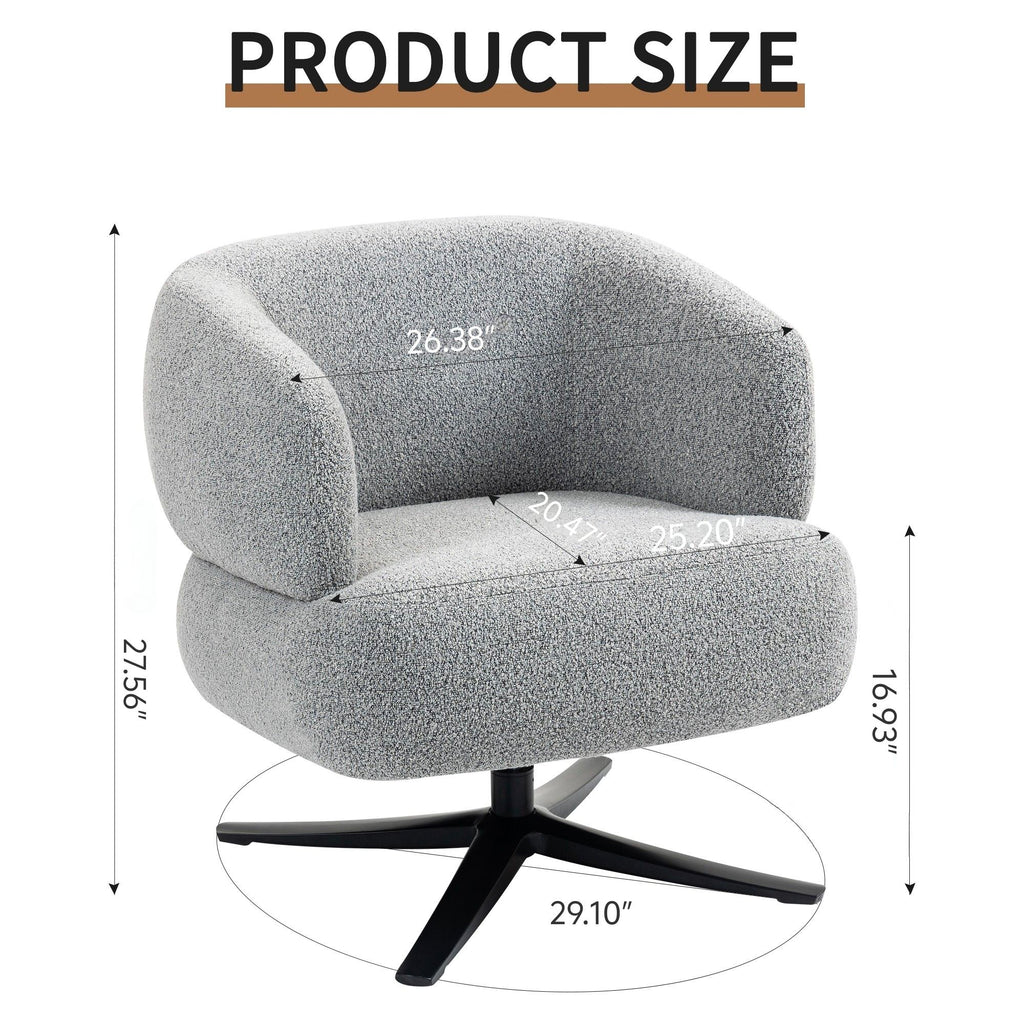 Cuddle Style Leisure Swivel Sofa Chair