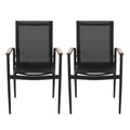 Barrister - Dining Chair (Set of 2) - Black / Natural