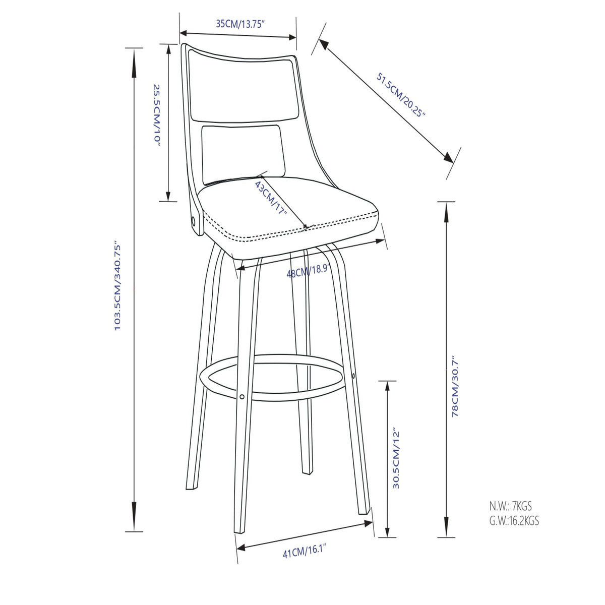 Dallyn - Swivel Bar Stool (Set of 2) - Cream