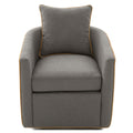 Swivel Accent Chair, Rotating Base, For Living Room