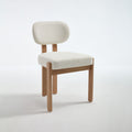 Dining Chairs With Ergonomic Backrest And Adjustable Feet (Set of 2)