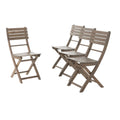 Positano - 4 Piece Foldable Chair - Gray