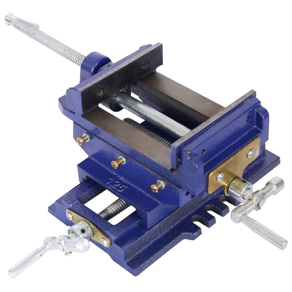 Industrial Quality Cross Slide Vise, Drill Press Metal Milling 2 Way X - Y