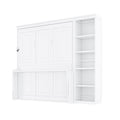 Sturdy Murphy Bed With Desk And Bookshelf