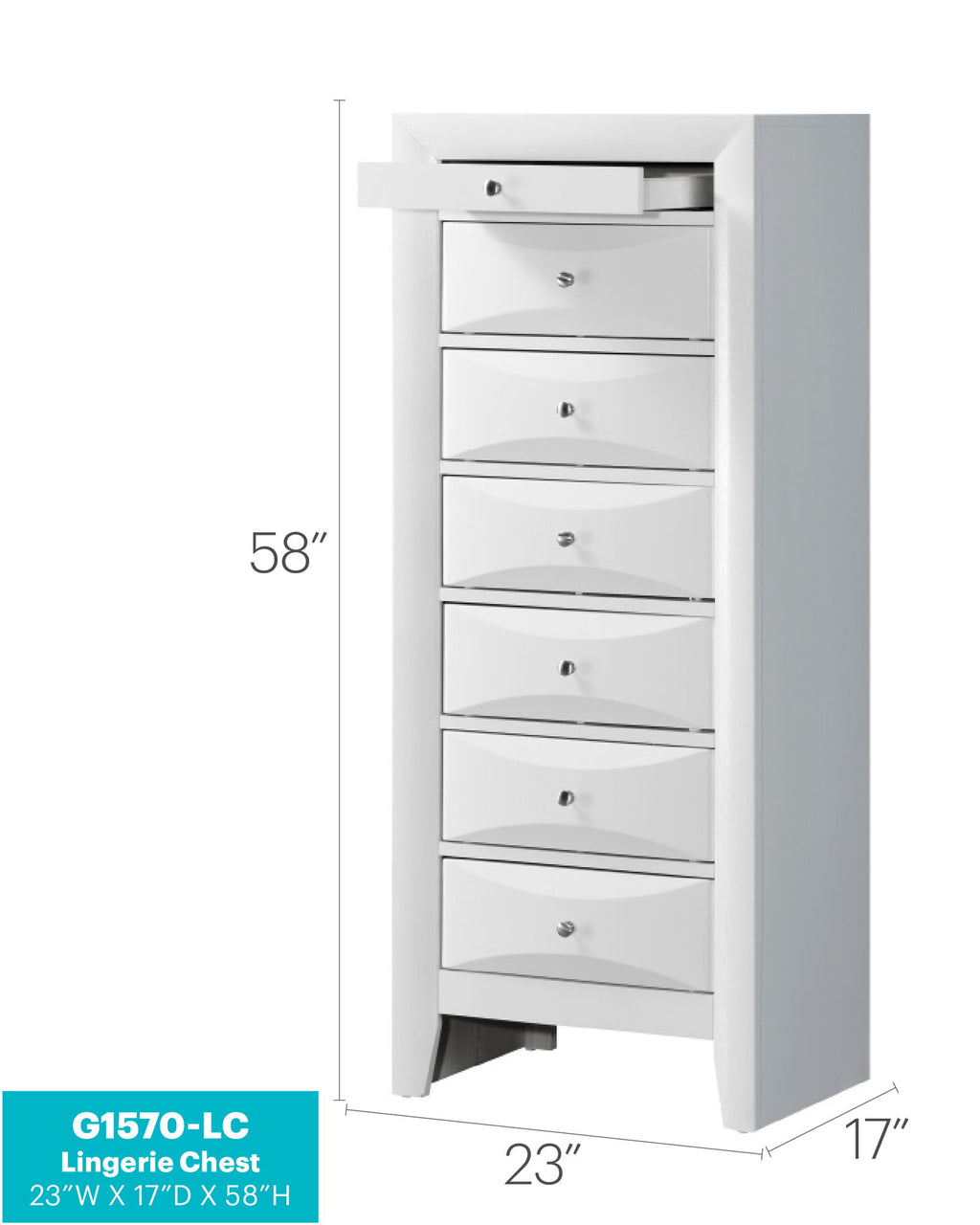 Marilla - 7 Drawer Lingerie Chest