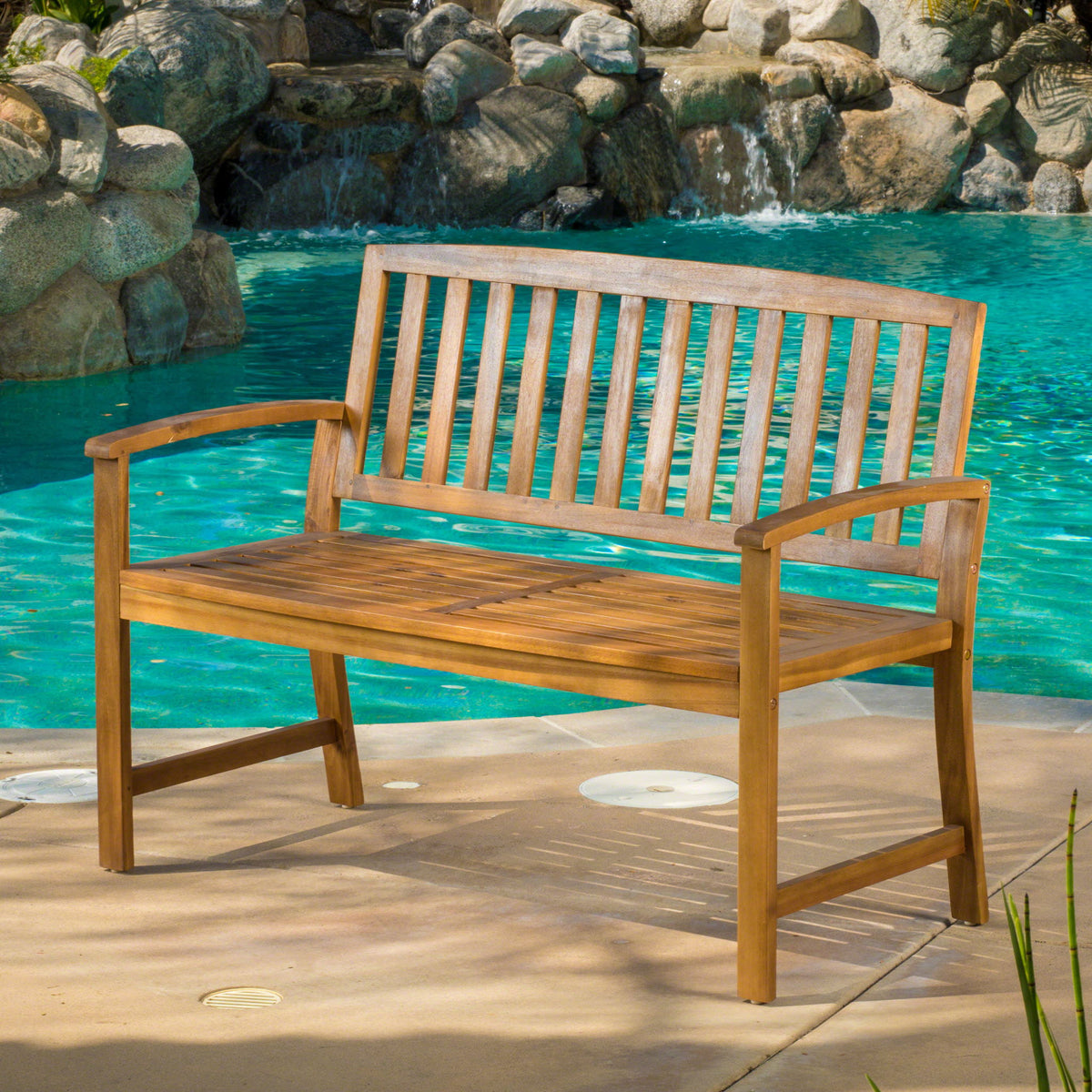 Farmhouse Style Loja Bench Indoor / Outdoor