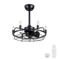 Modern Farmhouse Ceiling Fan, Adjustable Hanging
