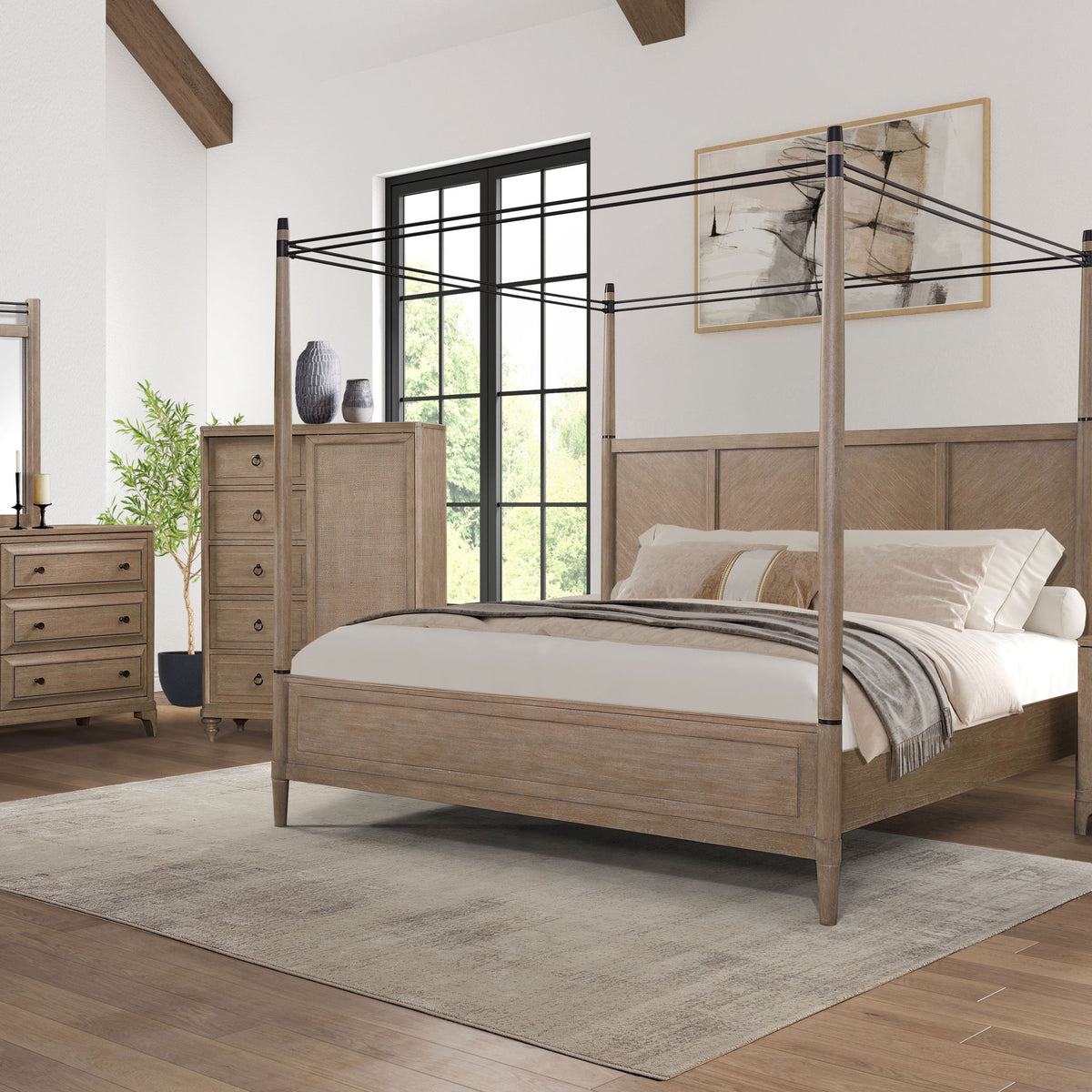6 Drawer Dresser - Sand - Wood