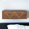Floating Bedside Table - Chestnut
