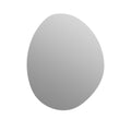 Asymmetrical Bathroom Wall Mirror - Silver