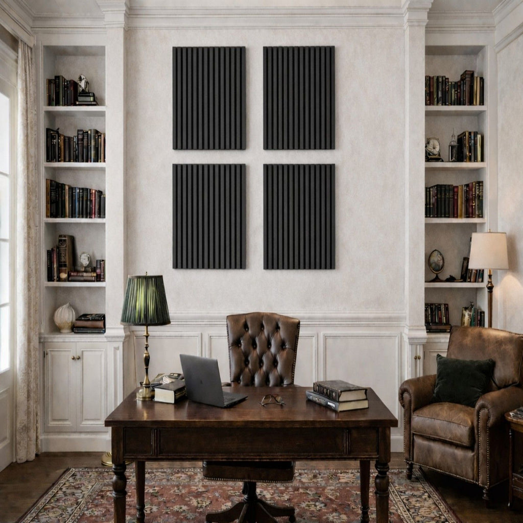 Acoustic Panels With Strip Design, Sound Absorbing Wall & Ceiling Panels