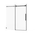 Frameless Tub Sliding Shower Door With Easy Clean Coating