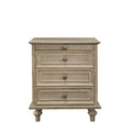 Farmhouse Nightstand With 4 Drawers