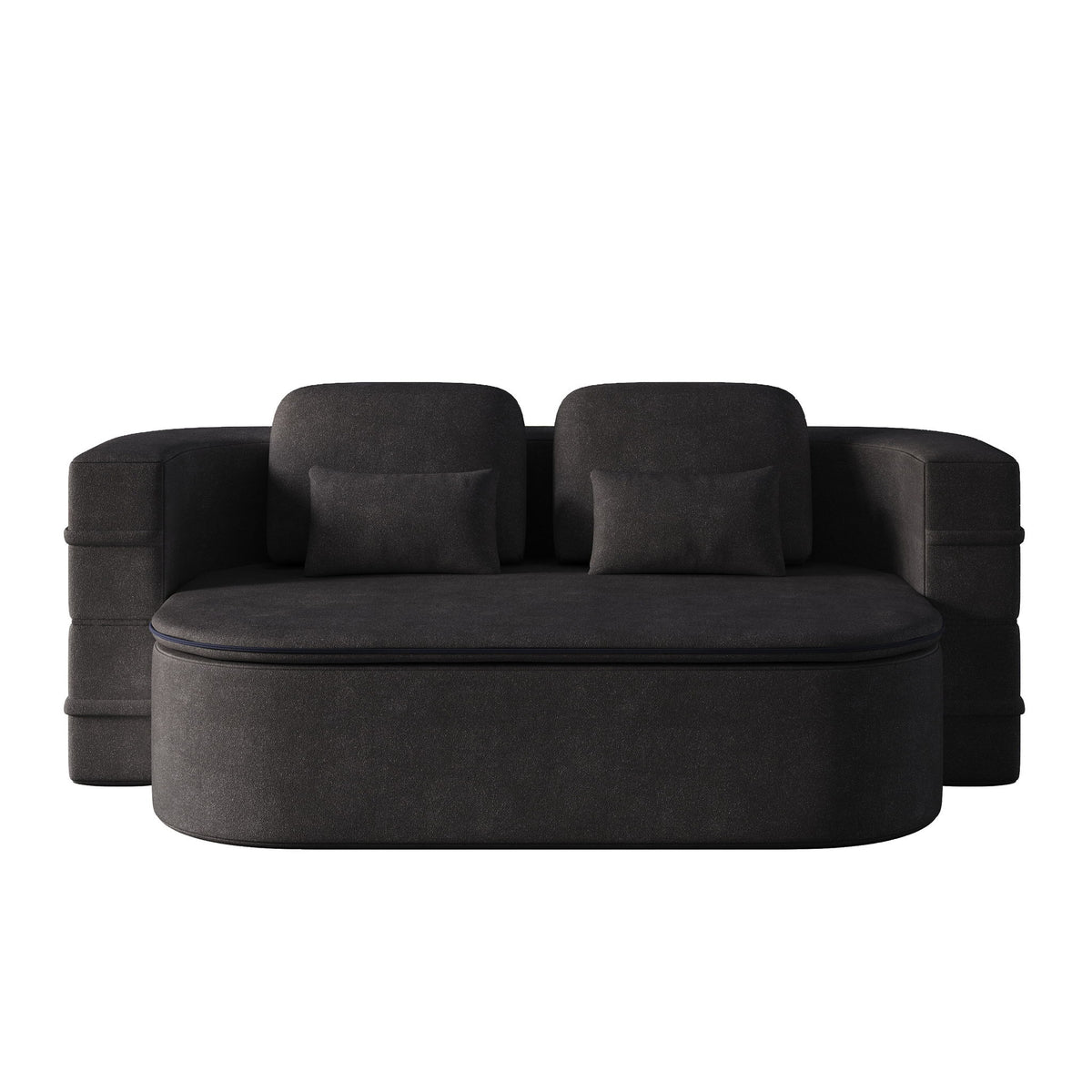 2 In 1 Foldable Sofa Bed With Multi Functional Blanket, Floor Lounge Sofa