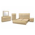 Gigi - 5 Piece Full Bedroom Set With LED Lights