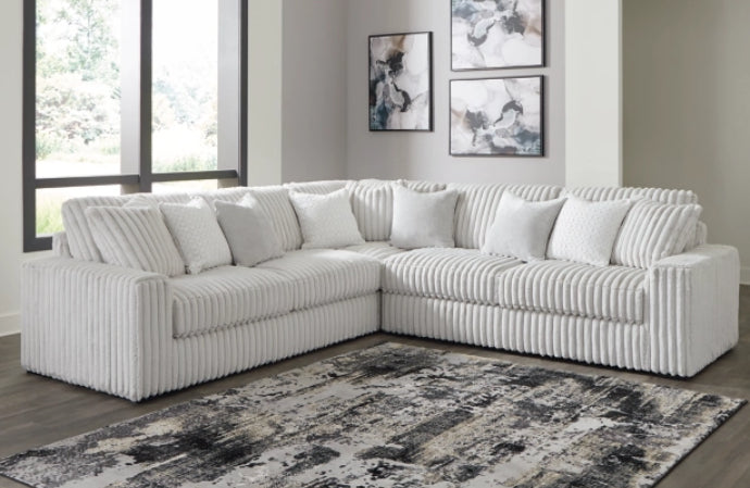 Stupendous, three-piece sectional
