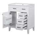 Modern Bathroom Vanity With Sink Combo, 3 Drawers