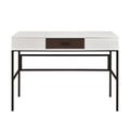 Verster - Writing Desk With USB - Black / Natural