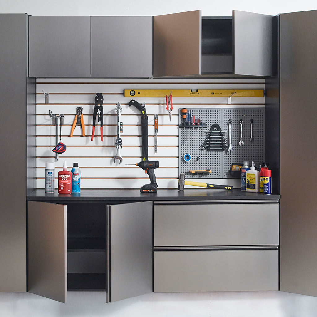 Nova Series - Garage Cabinet Set C - Metallic Gray