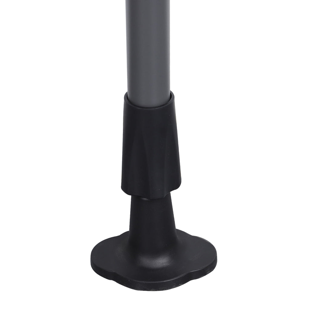 Manual Retractable Patio Awning, UV Resistant Sun Shade With No Drill Installation