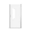 Shower Door & Tempered Glass With Safety Film - Brushed Nickel