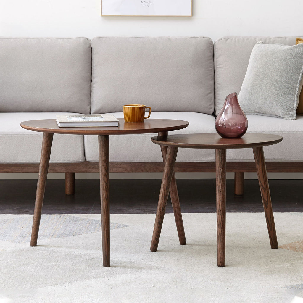 Pebble Shaped Coffee Table - Natural
