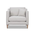 Chair With High Track Arms - Beige
