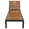 Outdoor Chaise With Adjustable Backrest
