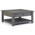Monroe - Square Coffee Table - Dark Brown