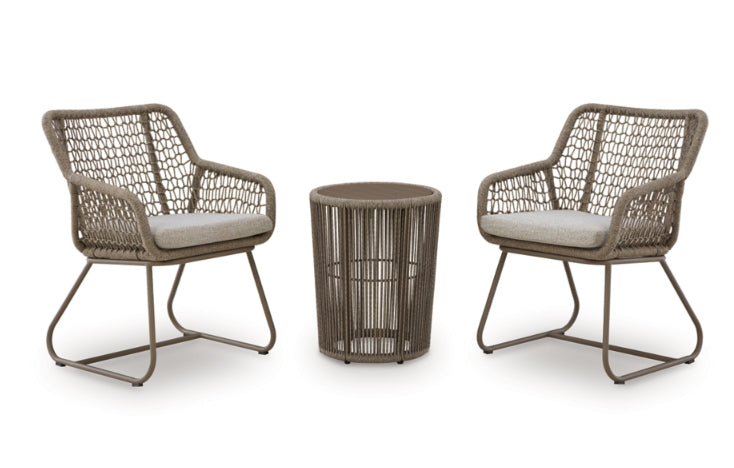 Monarch three-piece outdoor chair and table set ￼