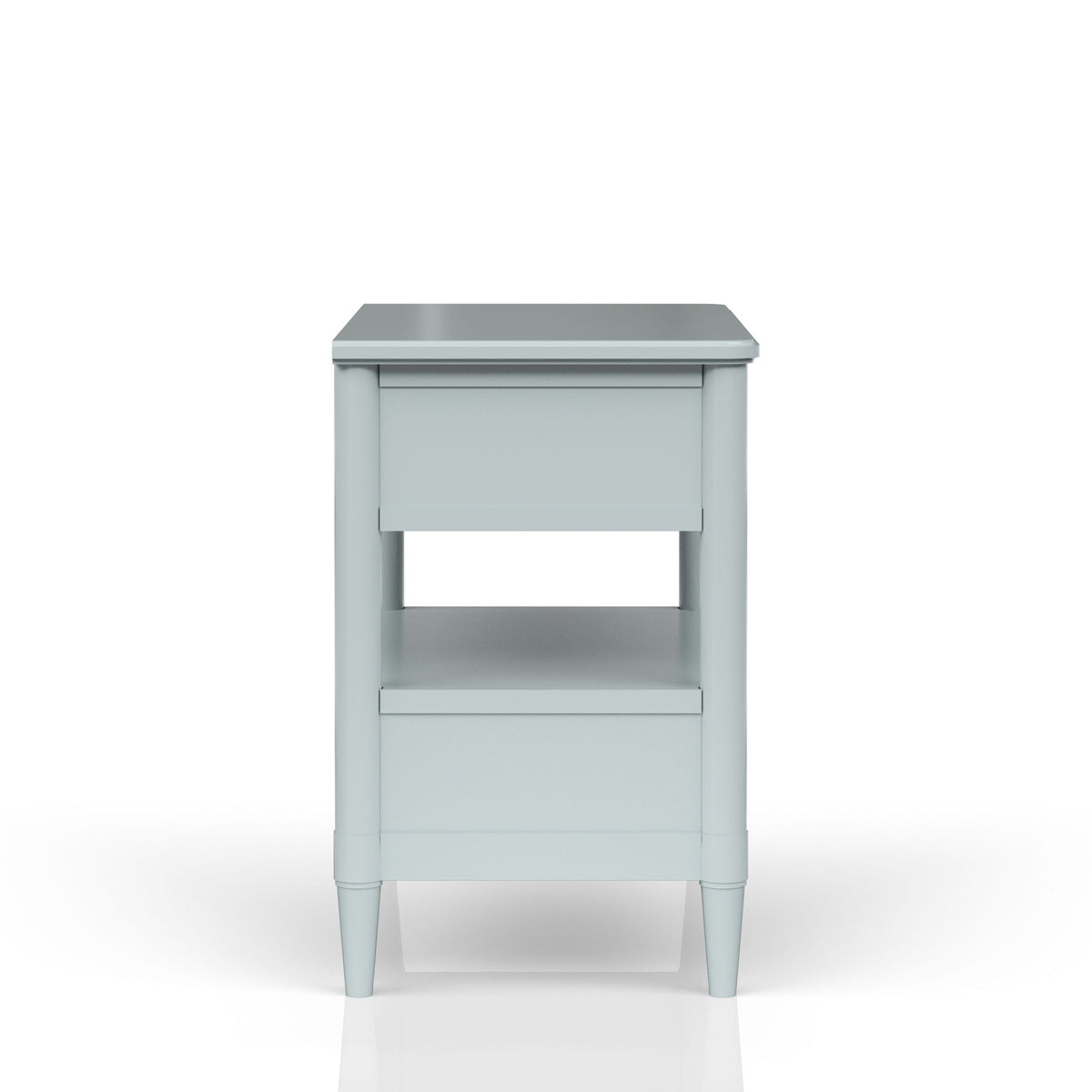 Open Nightstand With 2 Drawers