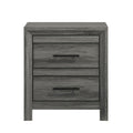 Denver - 2 Drawer Nightstand - Gray