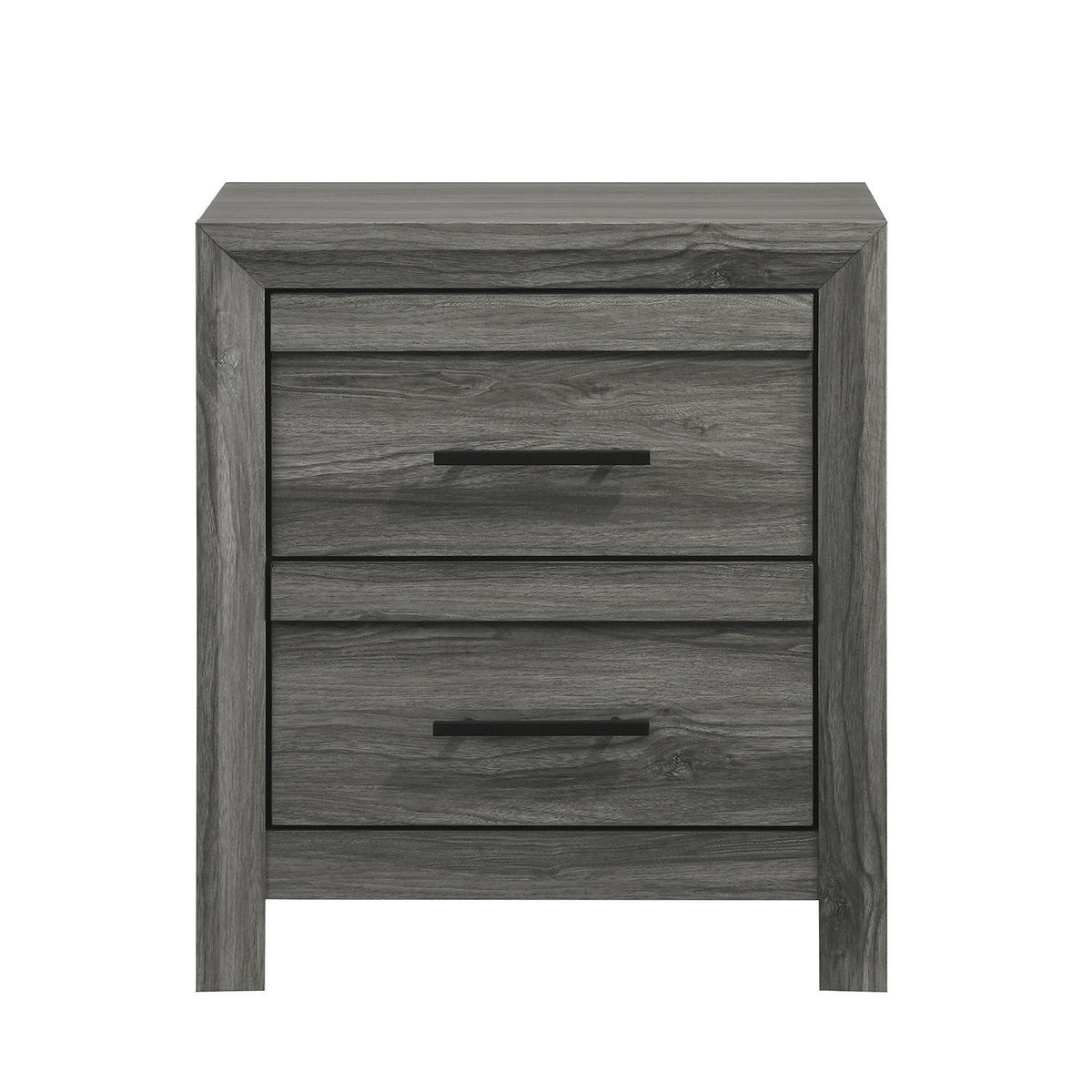 Denver - 2 Drawer Nightstand - Gray