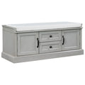 Hearth & Haven Daisy - Storage Bench With 2 Drawers And 2 Cabinets